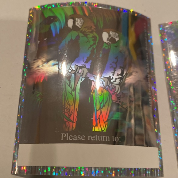 NWOT Set of 10 Holographic Bookplates - Picture 2 of 4